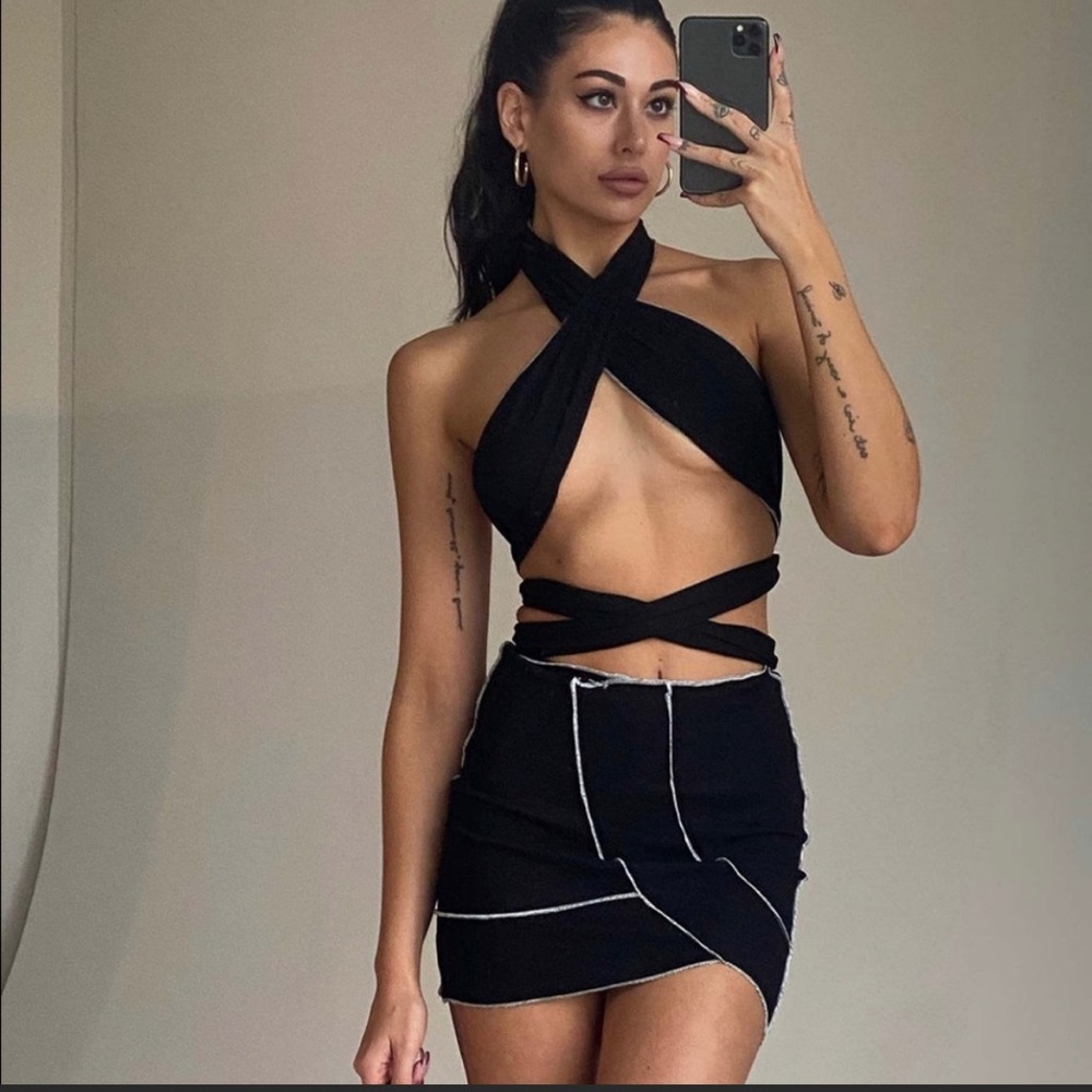 Princess Polly Sydney Skirt Black